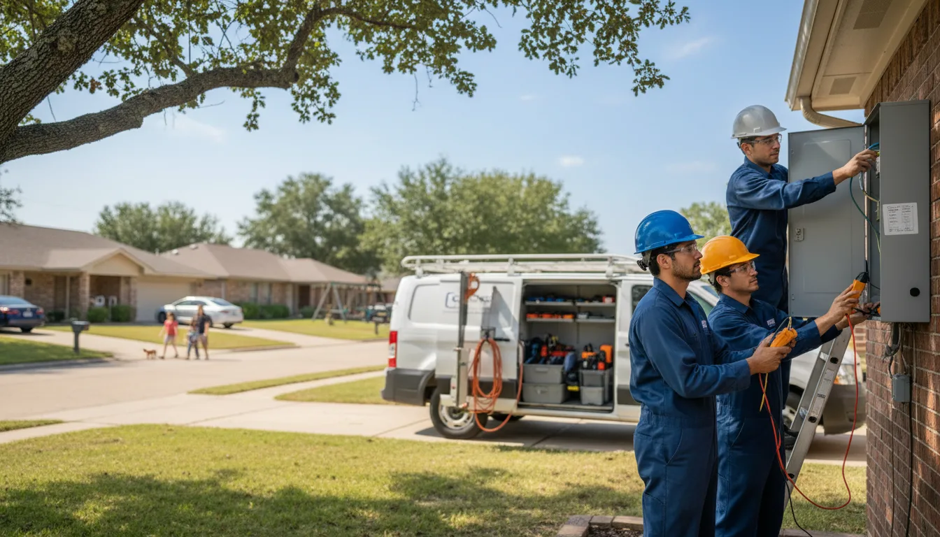 Certified electrician providing emergency electrical services in Avon, MS